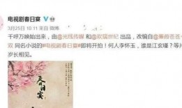 春日宴最新爆料消息,剧情反转揭秘，主演阵容大揭秘！